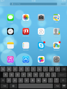 IPAD Spot Search